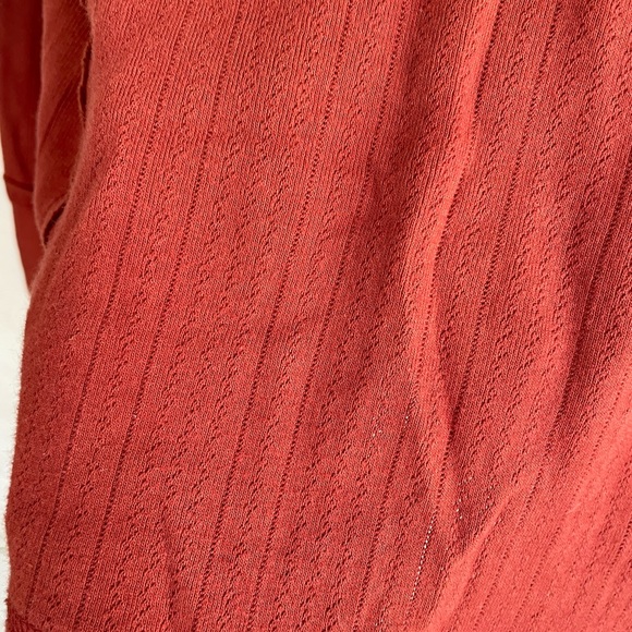 SOLD- Sundance Burnt Orange Cardigan - Picture 4 of 6